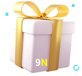 Receba seus bônus de boas-vindas no 9N