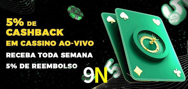 Promoções do cassino ao Vivo 9N